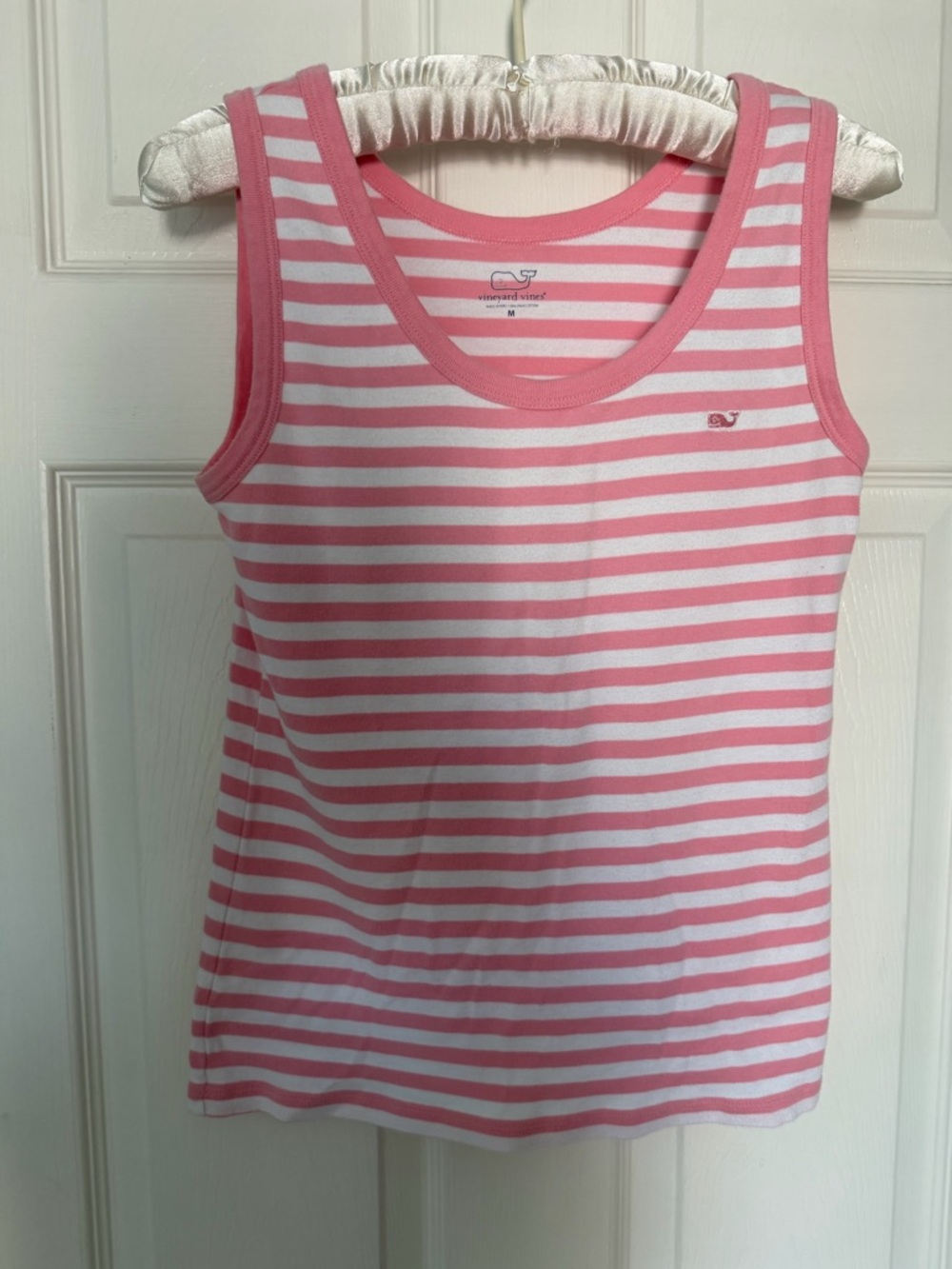 Vineyard Vines Pink & White Striped Tank Size Medium